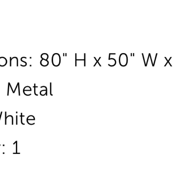 White Metal Backdrop Frame - Picture 3 of 3